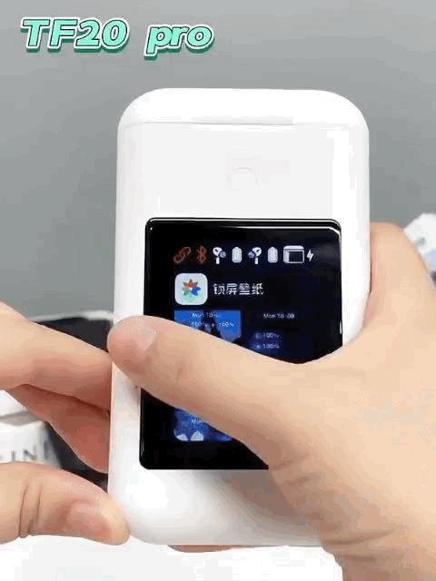 POWER BANK WITH AIRPODS AND DISPLAY
