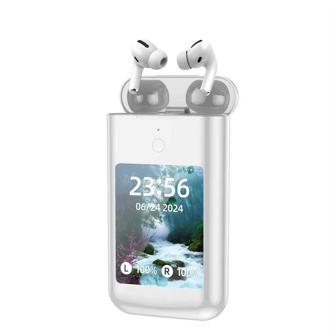 POWER BANK WITH AIRPODS AND DISPLAY