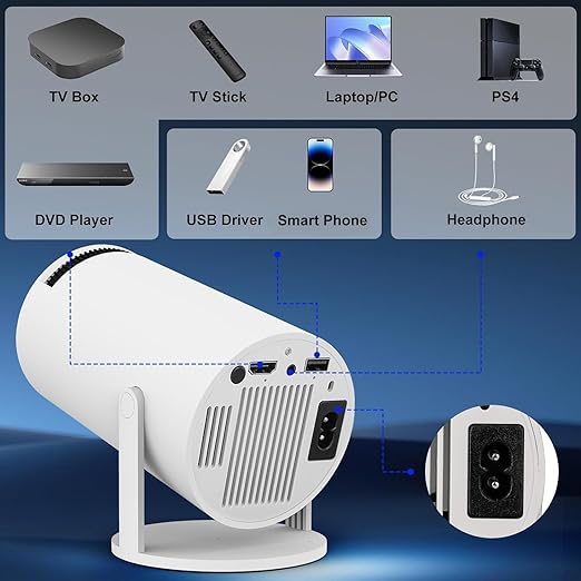 Portable Projector – Ultra HD Quality